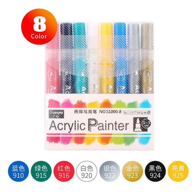 36 Acrylic Marker Pens