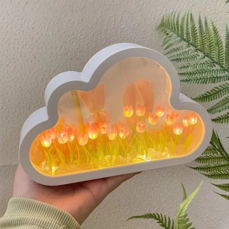 DIY Cloud Tulip LED Night Light