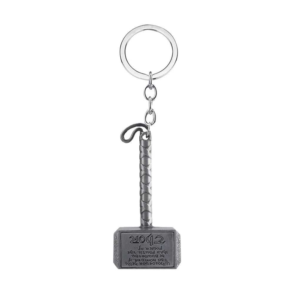 Thor Hammer Metal Keyring