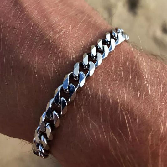 Men's Classic Cuban Chain Bracelet