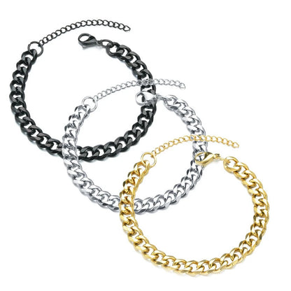 Men's Classic Cuban Chain Bracelet