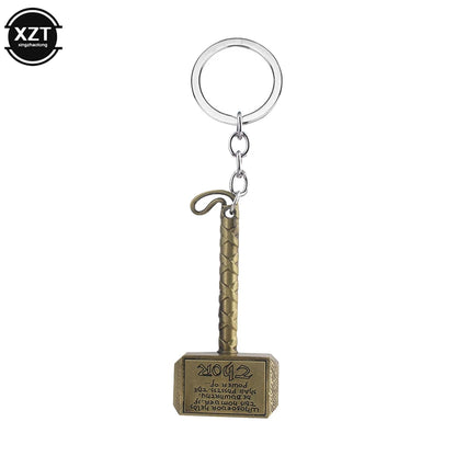 Thor Hammer Metal Keyring