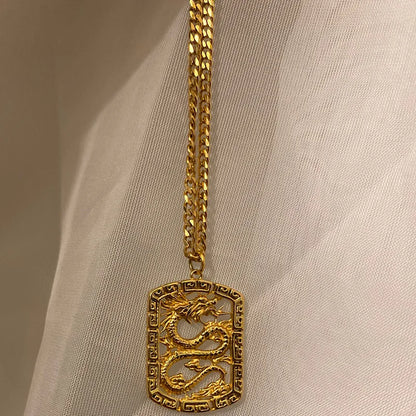 2020 Lucky Dragon Pendant Necklace