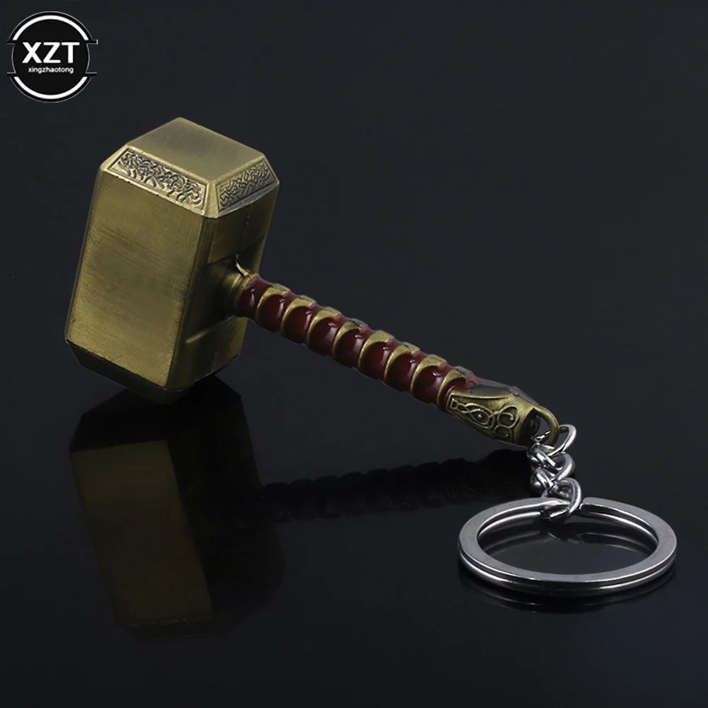 Thor Hammer Metal Keyring