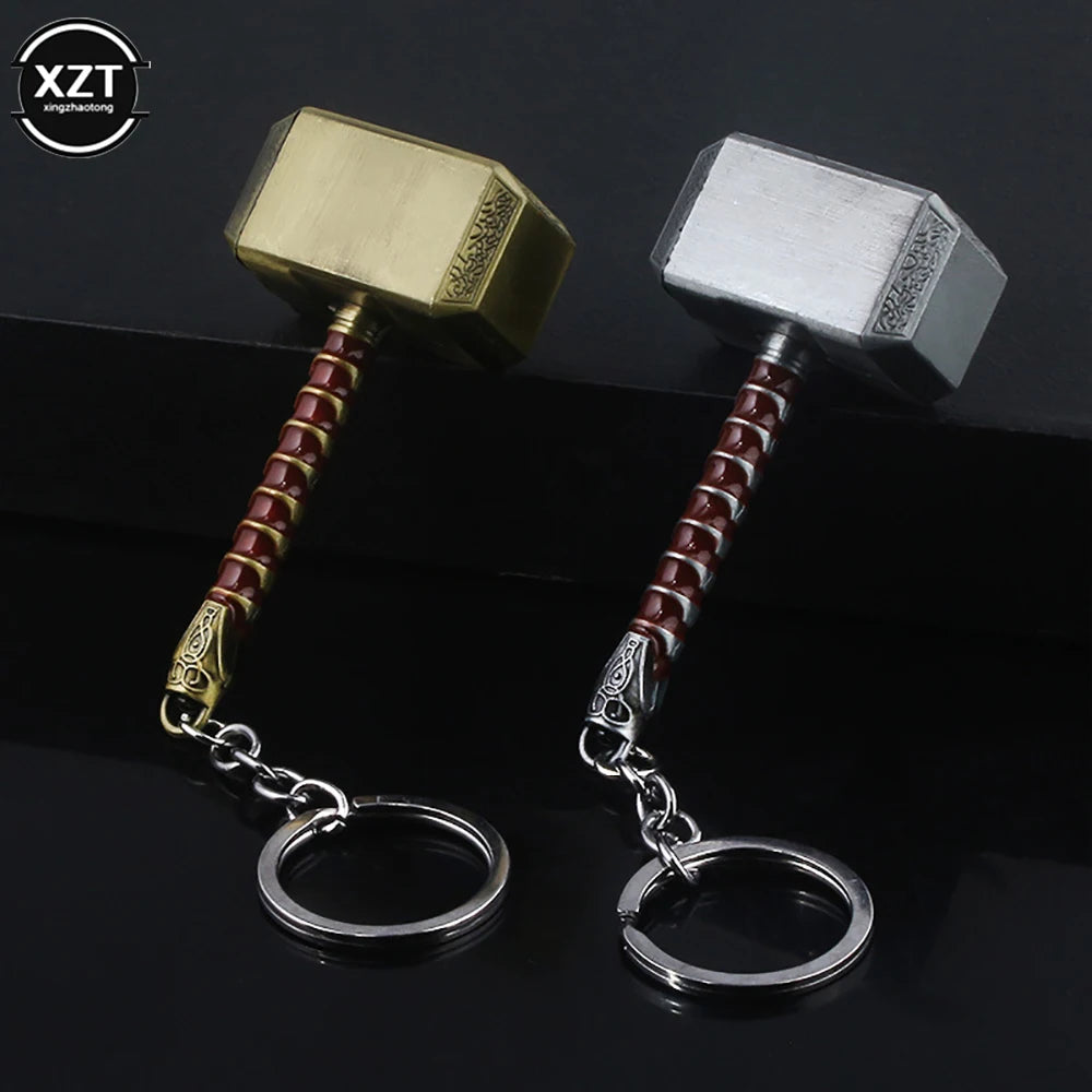 Thor Hammer Metal Keyring