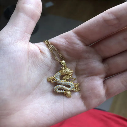 2020 Lucky Dragon Pendant Necklace