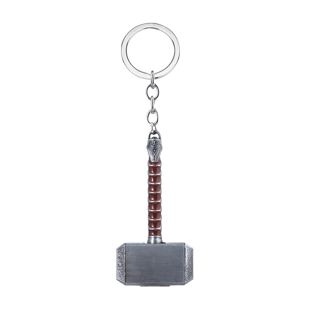 Thor Hammer Metal Keyring