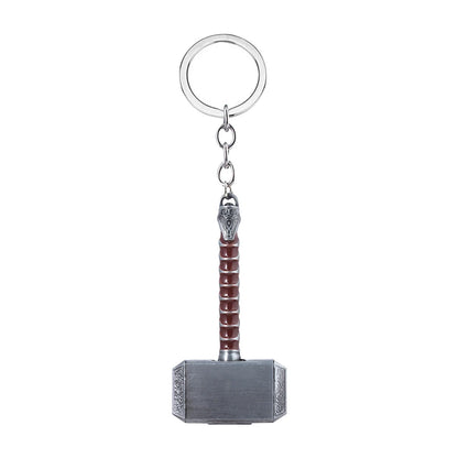 Thor Hammer Metal Keyring