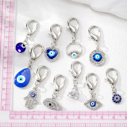 Blue Eye Pendant Keyring