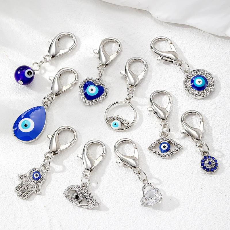 Blue Eye Pendant Keyring