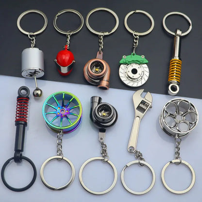 Mini Novelty Alloy Keyrings