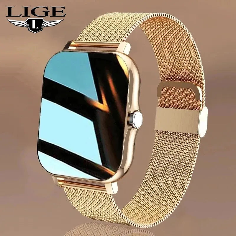 LIGE 2024 Full Touchscreen Smart Watch