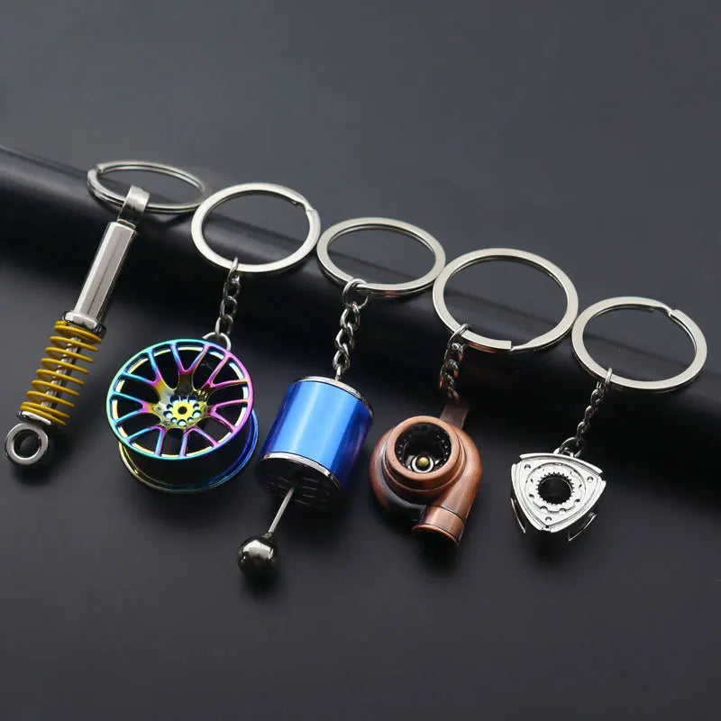 Mini Novelty Alloy Keyrings