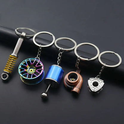 Mini Novelty Alloy Keyrings