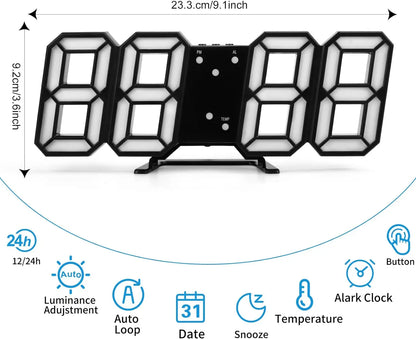 3D LED Digital Clock