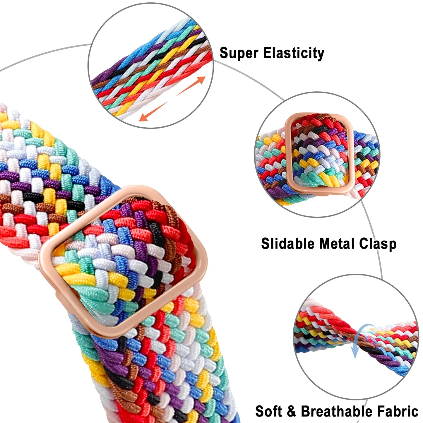 Braided Loop Strap For Apple Watches