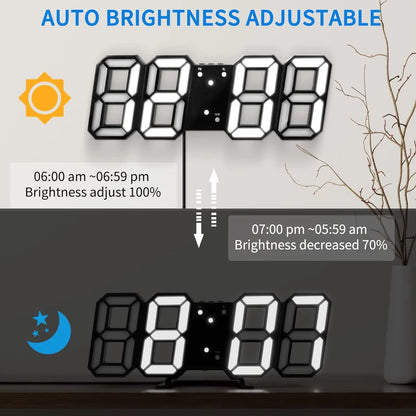 3D LED Digital Clock