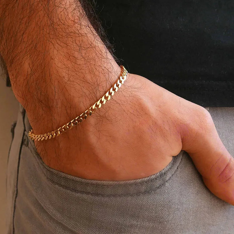 Men's Miami Curb Chain Bracelet