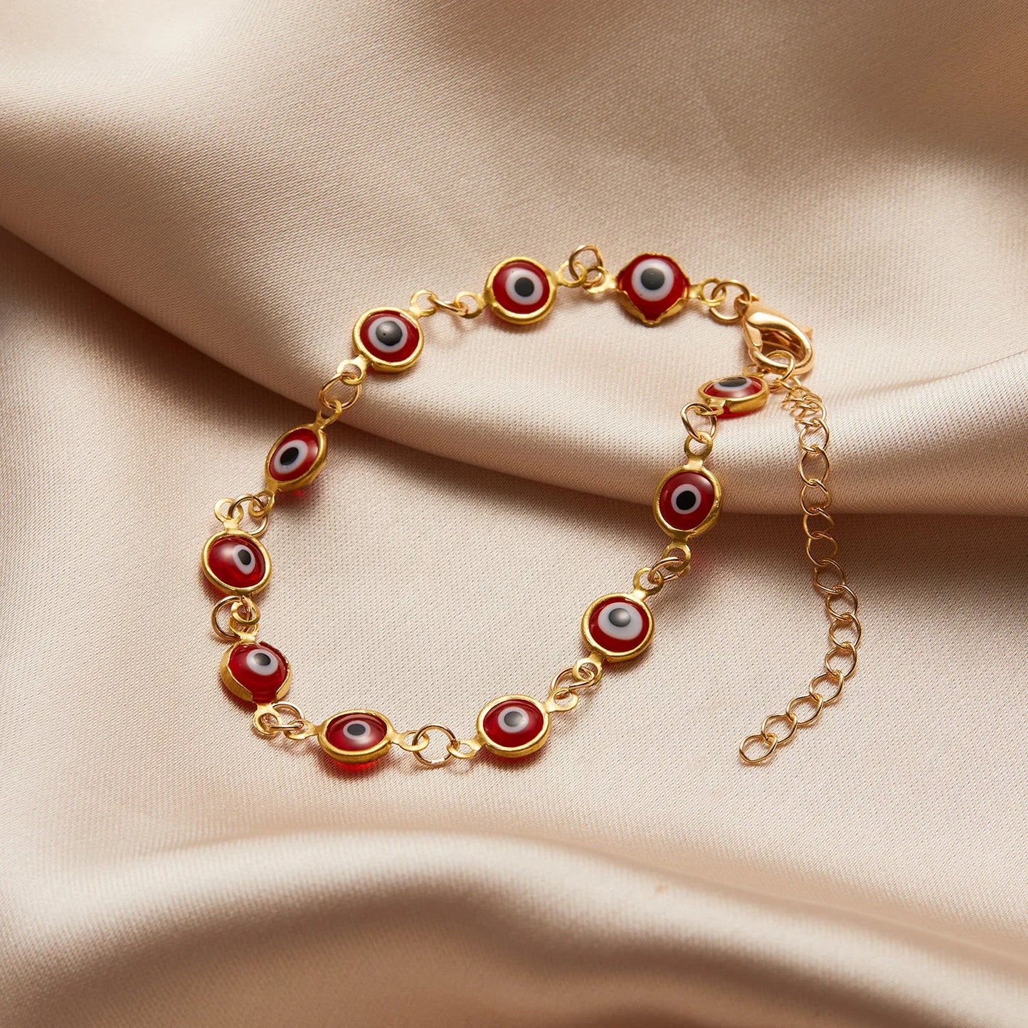 Lucky Turkey Evil Eye Bracelet