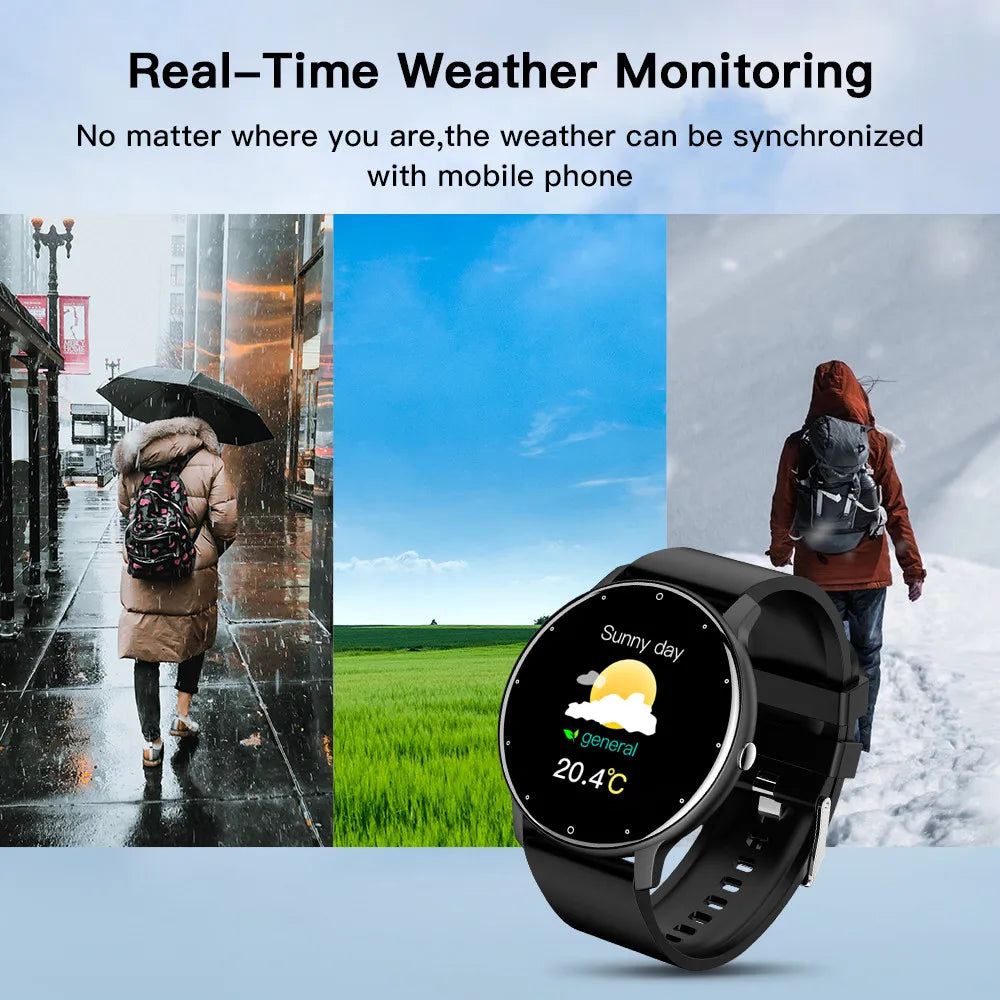 Splashproof Digital Fitness Tracking Smart Watch (for Huawei Phones)