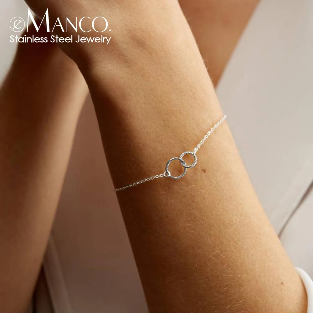 eManco Double Circle Bracelet