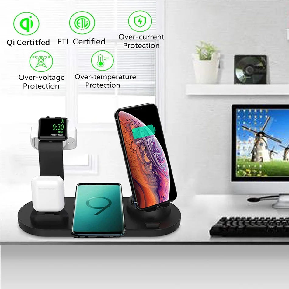 7 in 1 Wireless Charger Stand Pro