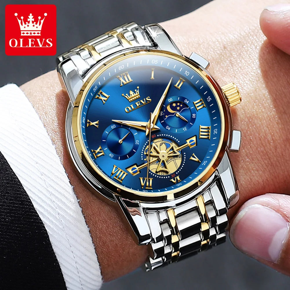 OLEVS Classic Roman Dial Wrist Watch