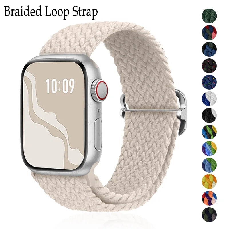 Braided Loop Strap For Apple Watches