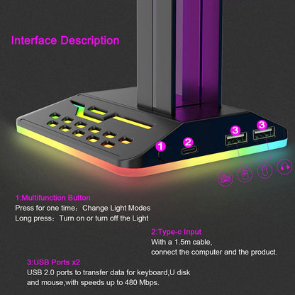 Universal Gaming Headphone Stand