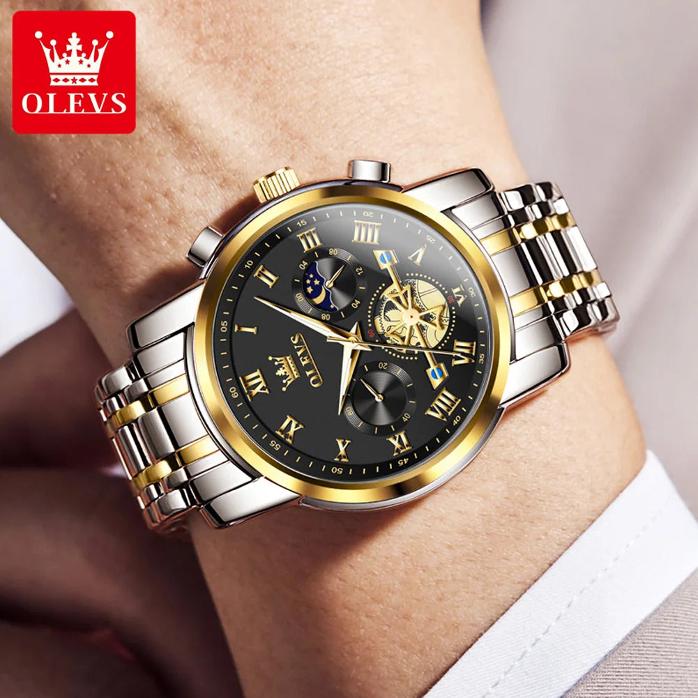 OLEVS Classic Roman Dial Wrist Watch