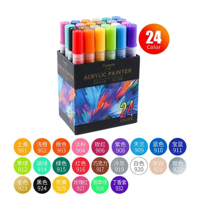 36 Acrylic Marker Pens