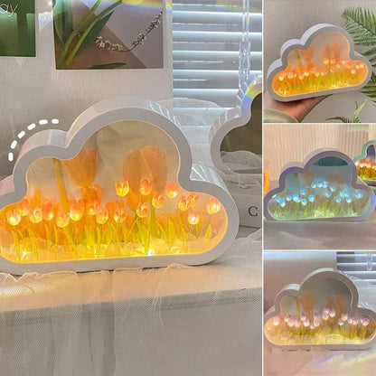 DIY Cloud Tulip LED Night Light