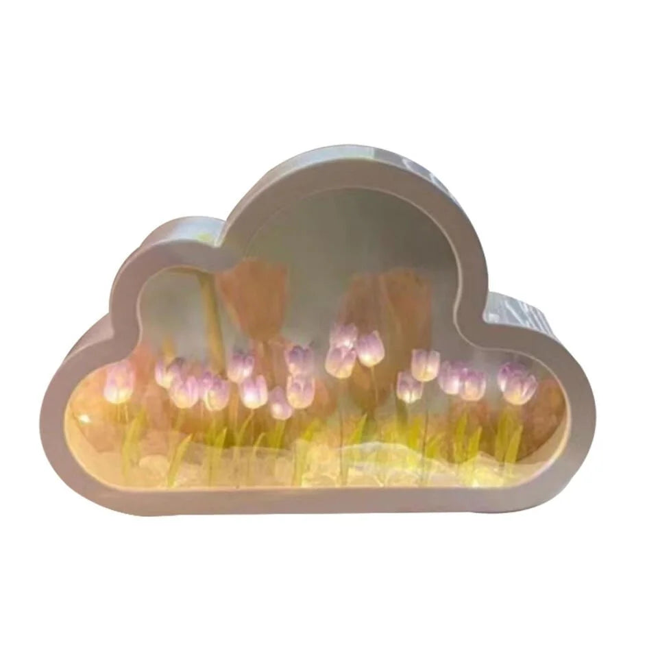 DIY Cloud Tulip LED Night Light