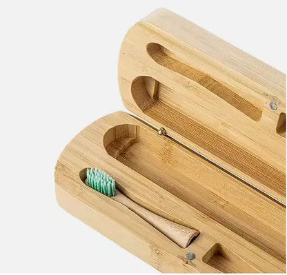 USB Rechargeable Bamboo Electric Toothbrush