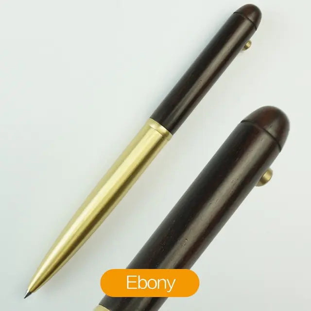 Wooden Retractable Roller Ball Pen