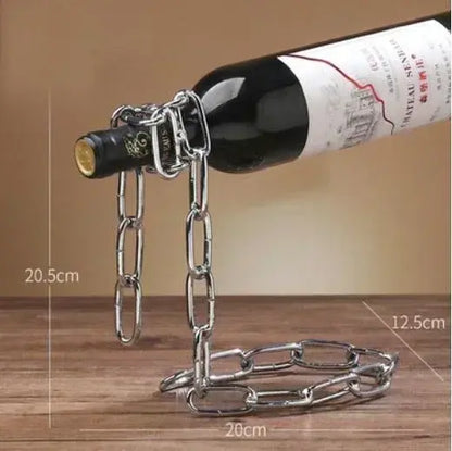 Magical Suspension Iron Chain Wine Rack